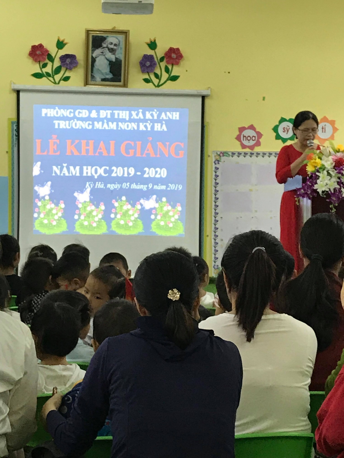 Trường mầm non Kỳ Hà tổ chức lễ khai giảng năm học 2019-2020