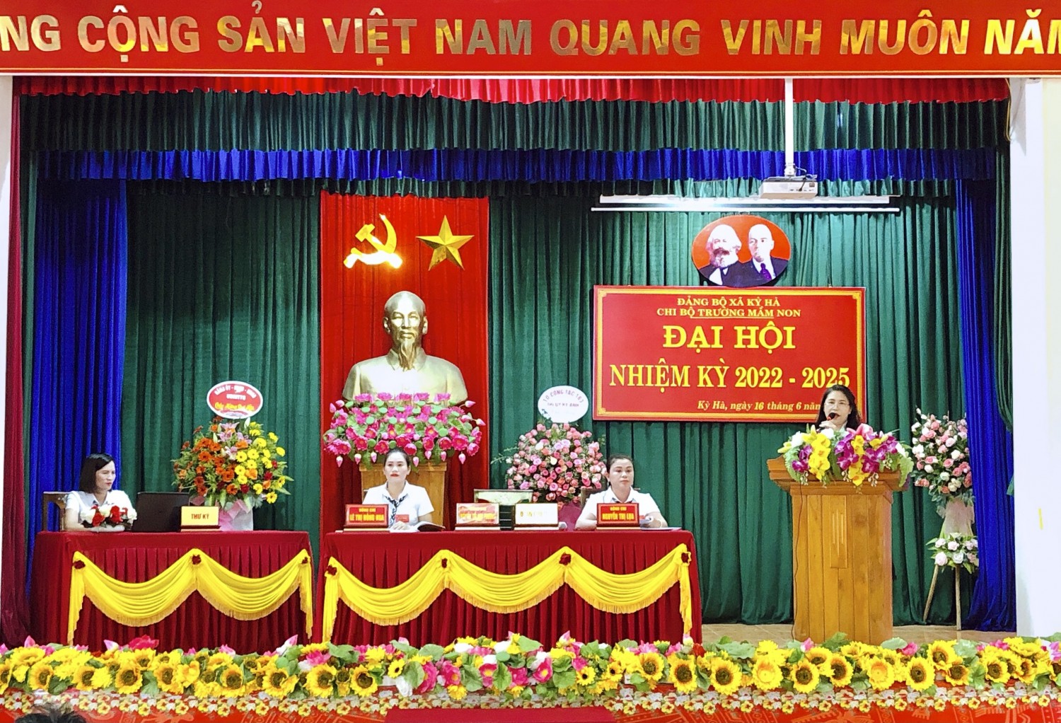 đ/c Nguyễn Thị Ki Phương - Khai mạc