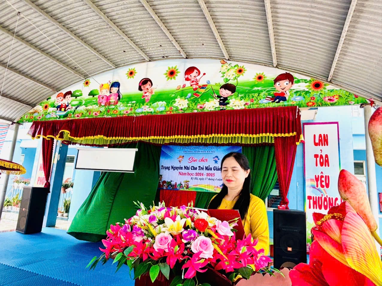 TRƯỜNG MN KỲ HÀ TỔ CHỨC CUỘC THI " TRẠNG NGUYÊN NHÍ" CHO TRẺ KHỐI 4 TUỔI VÀ KHỐI 5 TUỔI