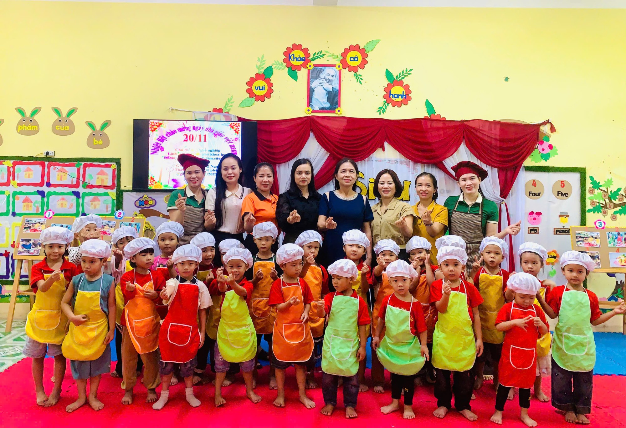 MỘT SỐ HOẠT ĐỘNG CHÀO MỪNG NGÀY NHÀ GIÁO VIỆT NAM 20/11 CỦA TRƯỜNG MẦM NON KỲ HÀ